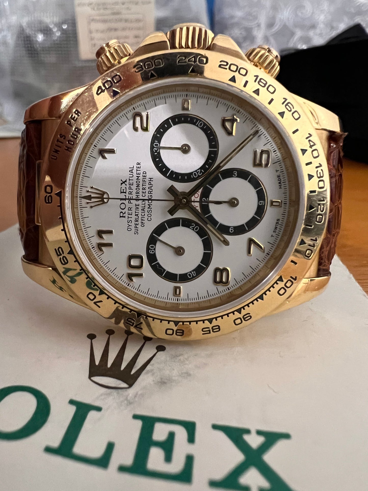 Rolex daytona 16518 paper