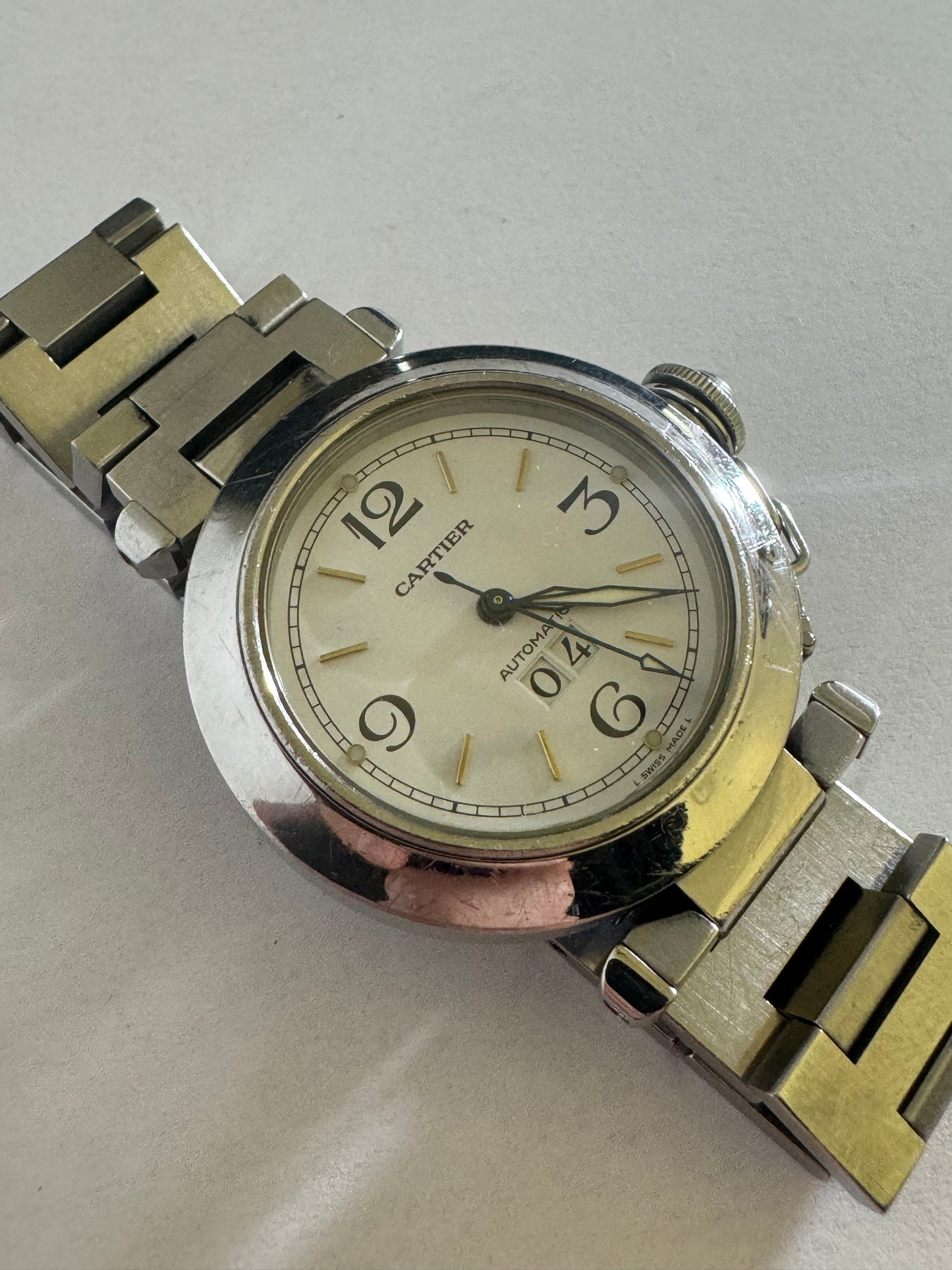 Cartier pasha gran data 2475