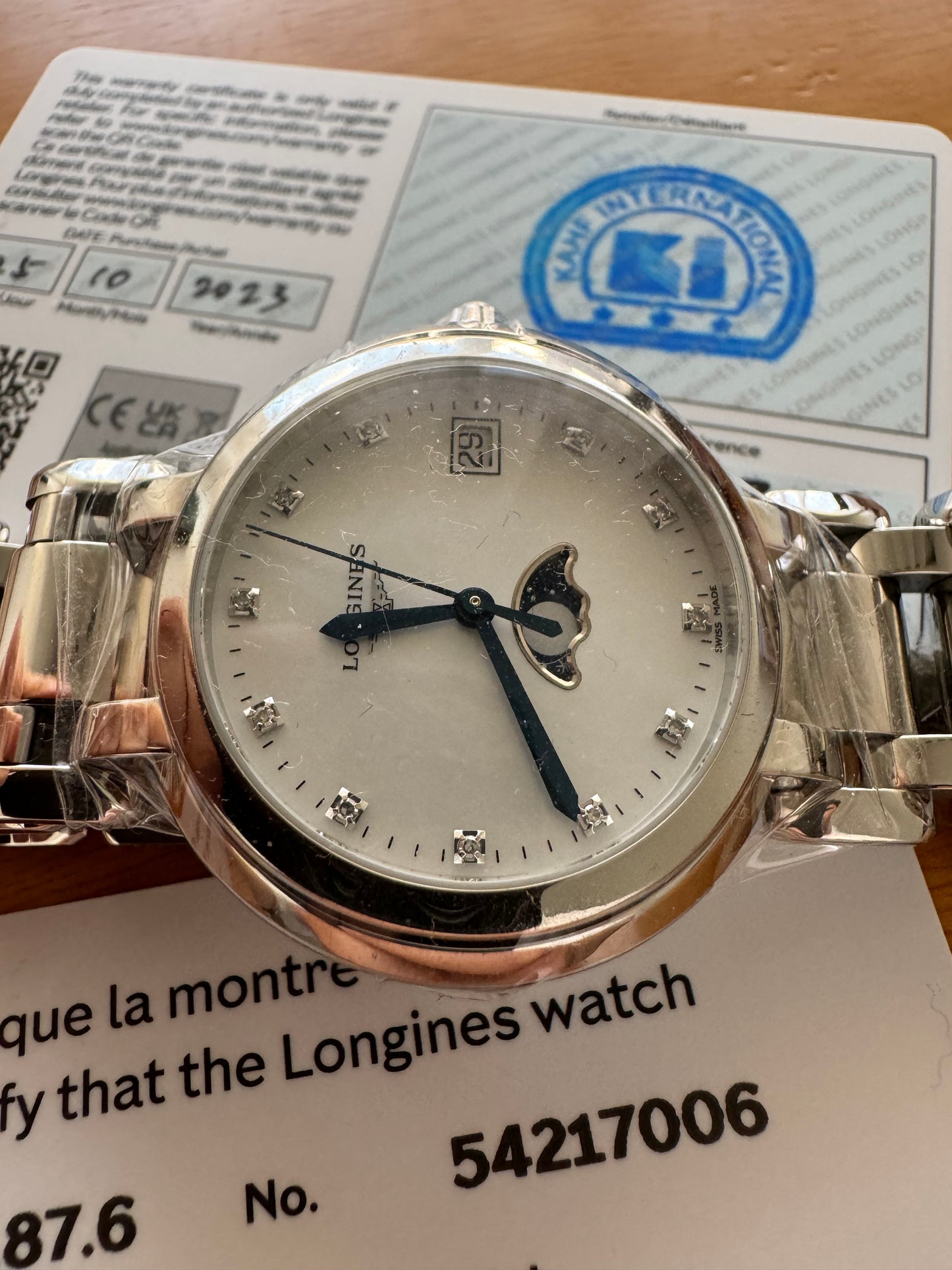 Longines Prima Luna Stainless White Quartz L8.116.4.71.6