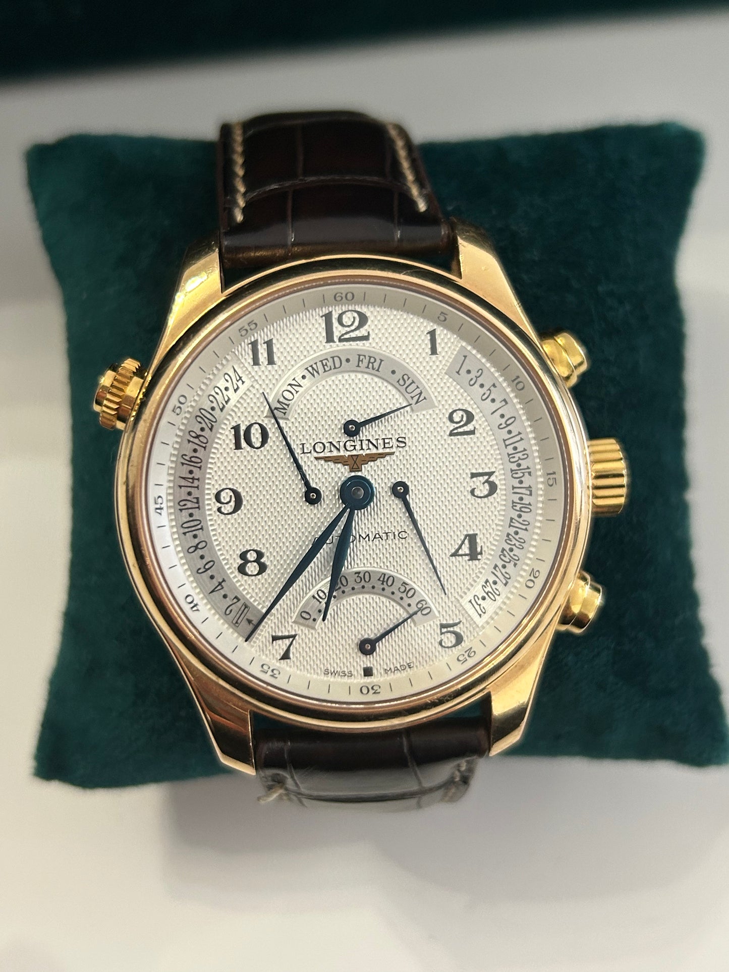 Longines calendar retrograde