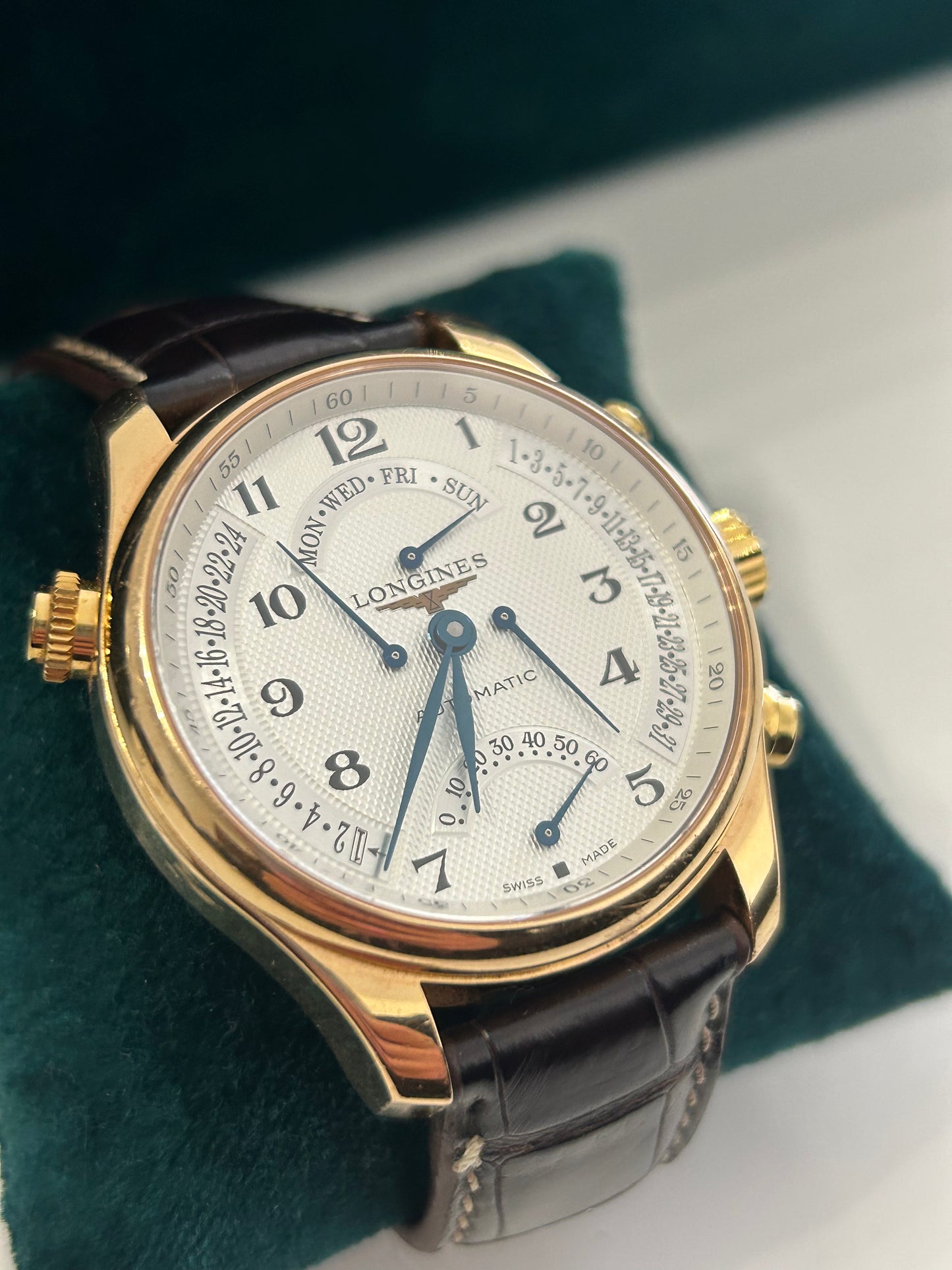 Longines calendar retrograde