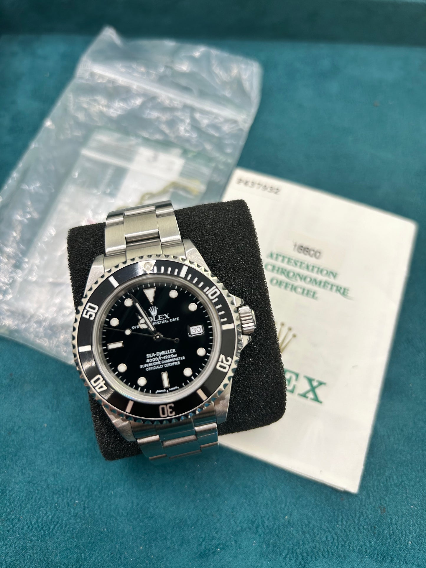 ROLEX 16600 SEADWELLER WITH PAPER