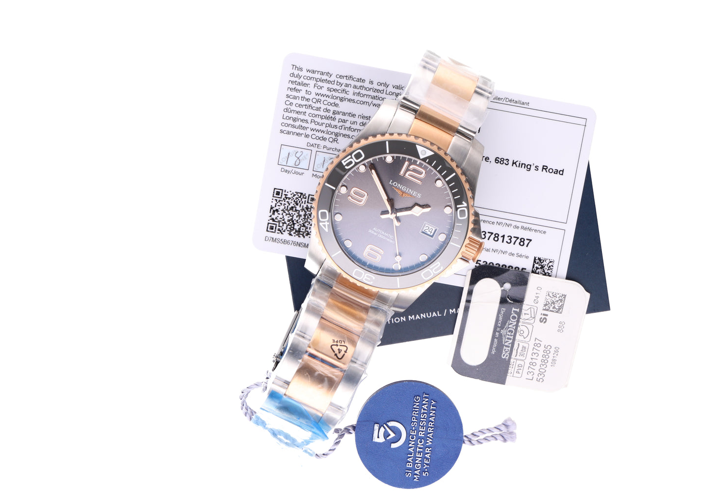 Longines L37813787 new