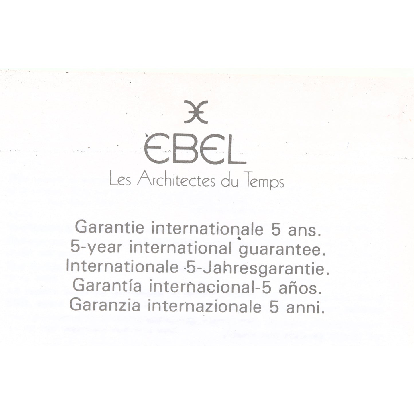 Ebel Le Modular limited ed