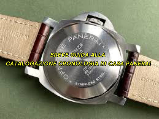 PANERAI: SERIALI E ANNI DI PRODUZIONE
