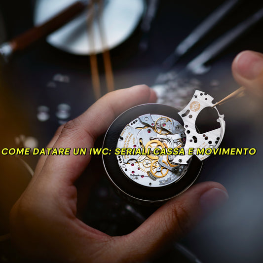 DATARE UN IWC: SERIALI CASSA E MOVIMENTO