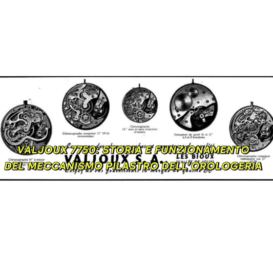 I segreti del calibro Valjoux 7750: storia e funzionamento del movimento cronografico più famoso del mondo