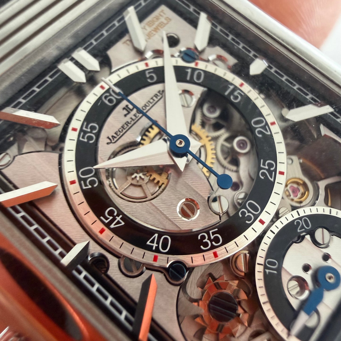 Jaeger-LeCoultre reverso duo face skeleton crono Q389848J