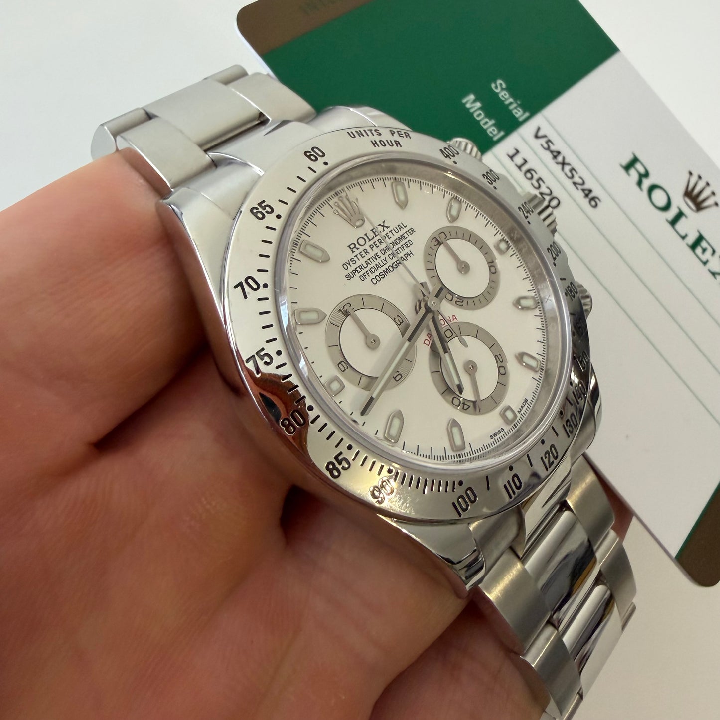 Rolex 116520 DAYTONA aph shiny buckle