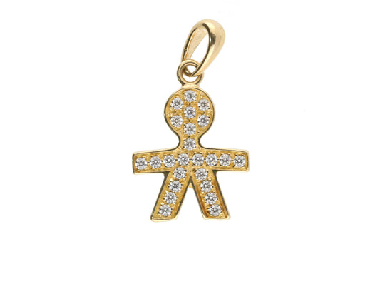 Pendente kid in oro 18 kt