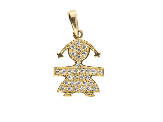 Pendente kid in oro 18 kt