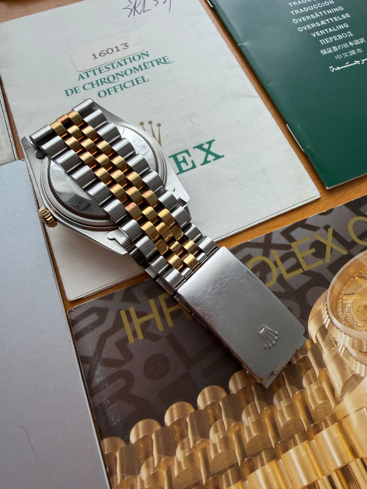Rolex Datejust 16013 champagne