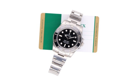 Rolex Submariner 114060 card bicolore