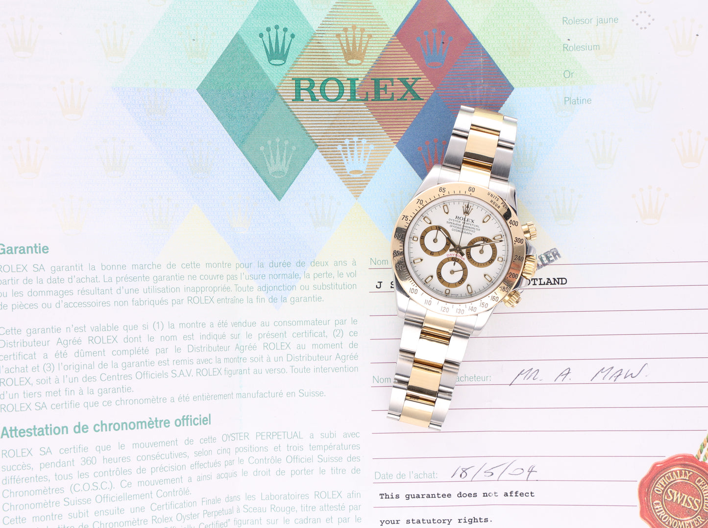 Rolex Daytona 116523