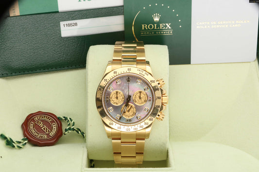 Rolex Daytona 116528 Cristal Gold