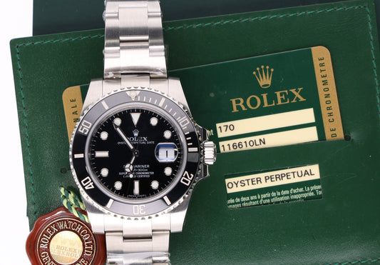 Rolex Submariner 116610 LN Full set
