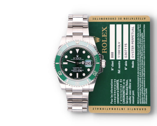 Rolex Submariner Hulk 116610LV G series