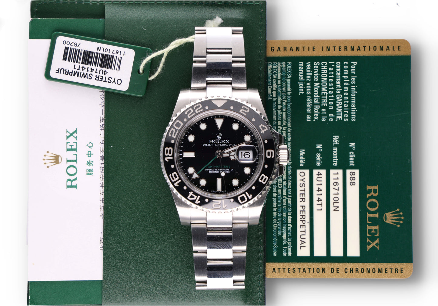 Rolex GMT Master 116710LN