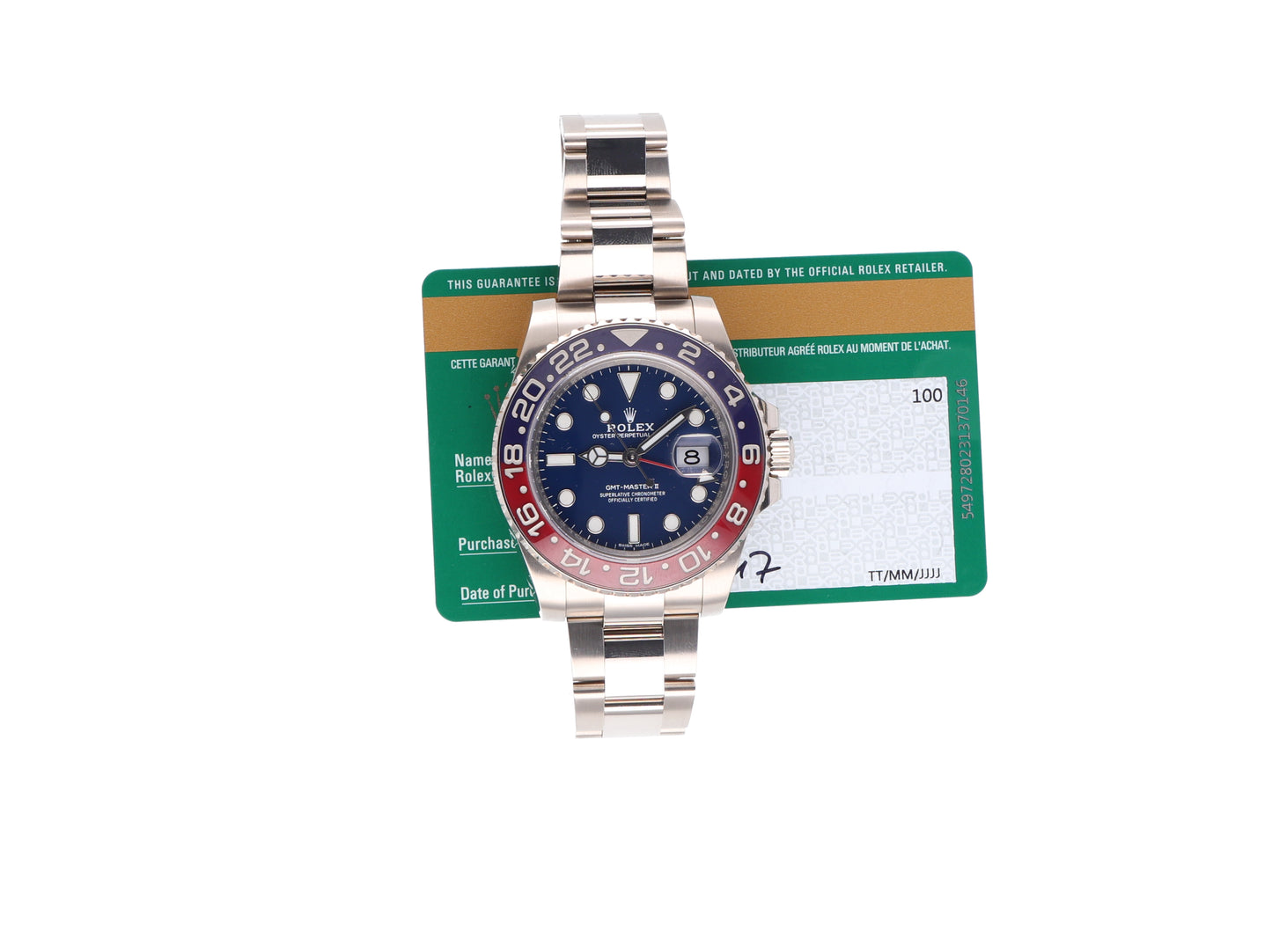 Rolex GMT 116719BLRO WHITE GOLD