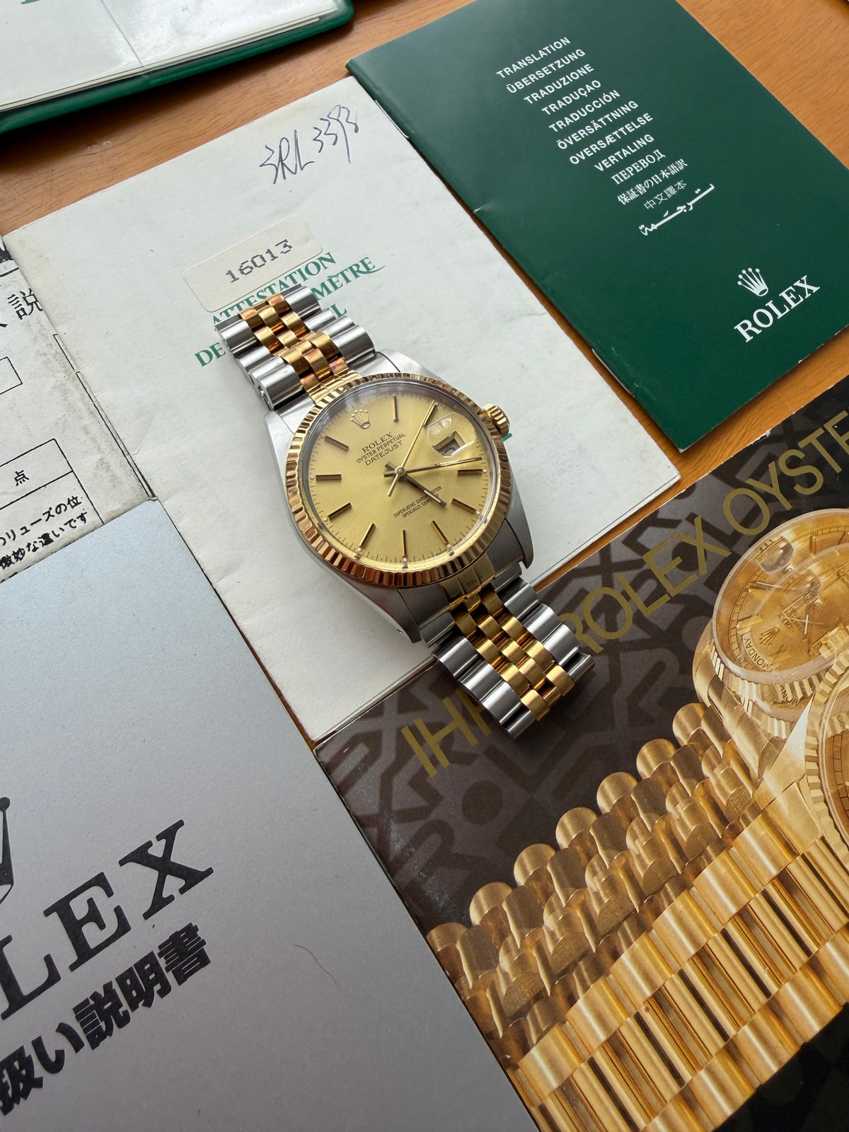 Rolex Datejust 16013 champagne