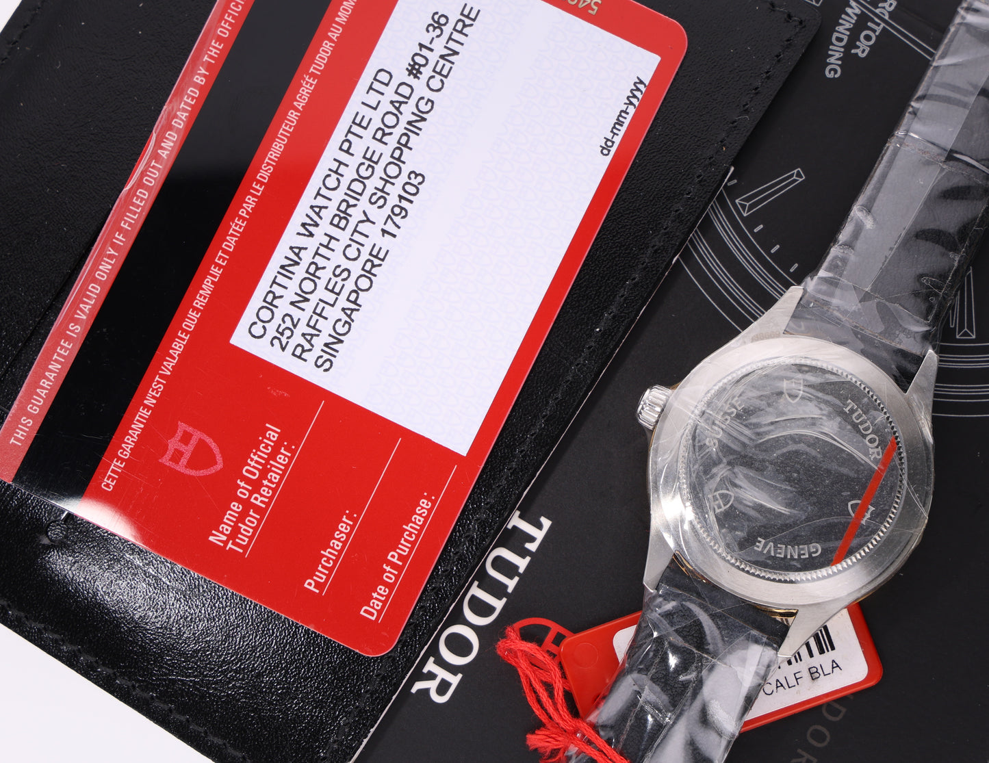 Tudor Style 12303 new full stickers open date champ