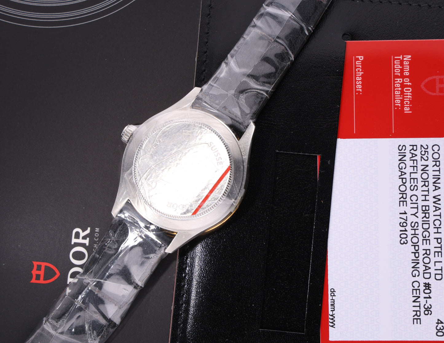 Tudor Style 12303 new full stickers open date