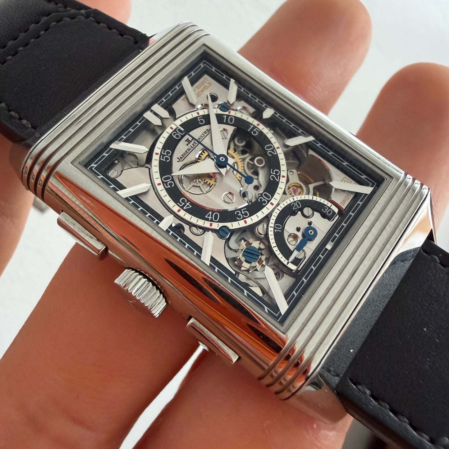Jaeger-LeCoultre reverso duo face skeleton crono Q389848J