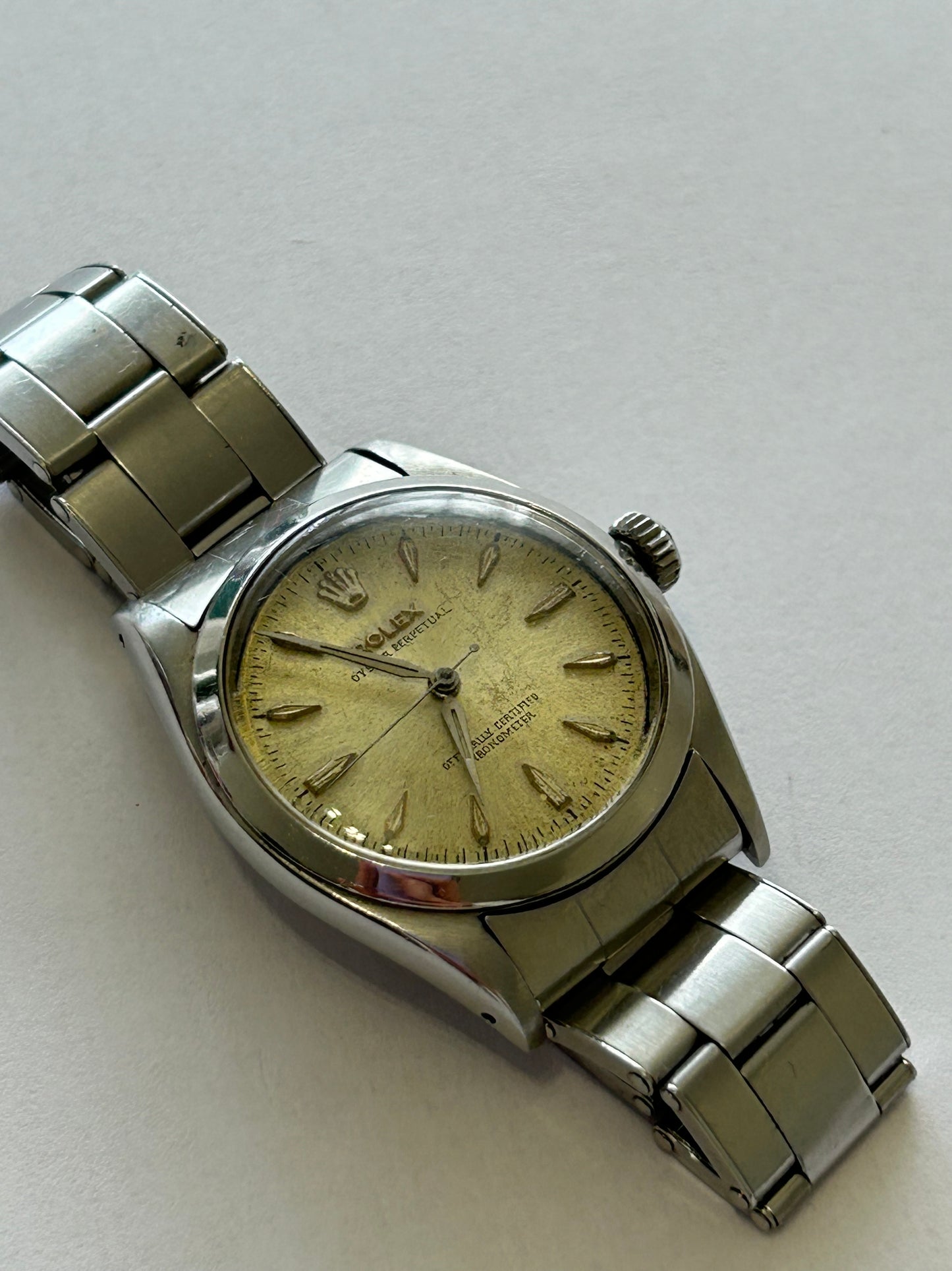 Rolex 6694 precision tropical dial