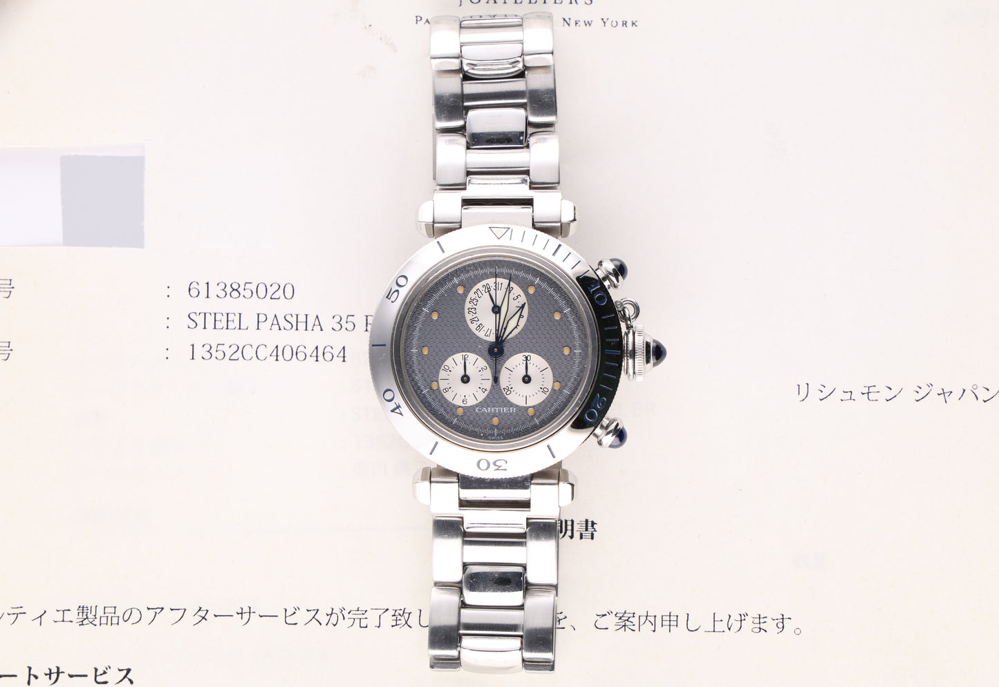 Cartier Pasha 13521 Steel