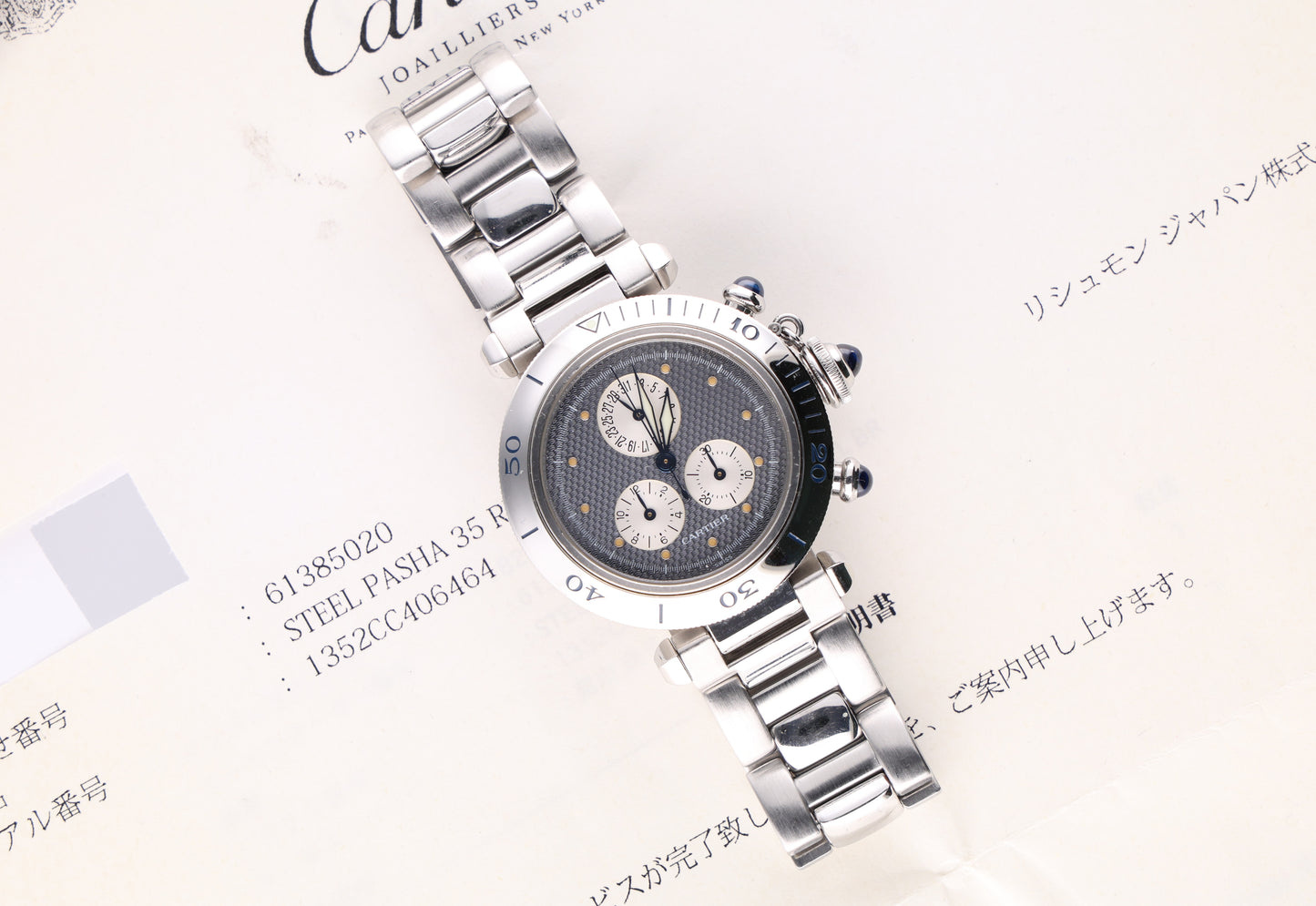 Cartier pasha 35mm 1352