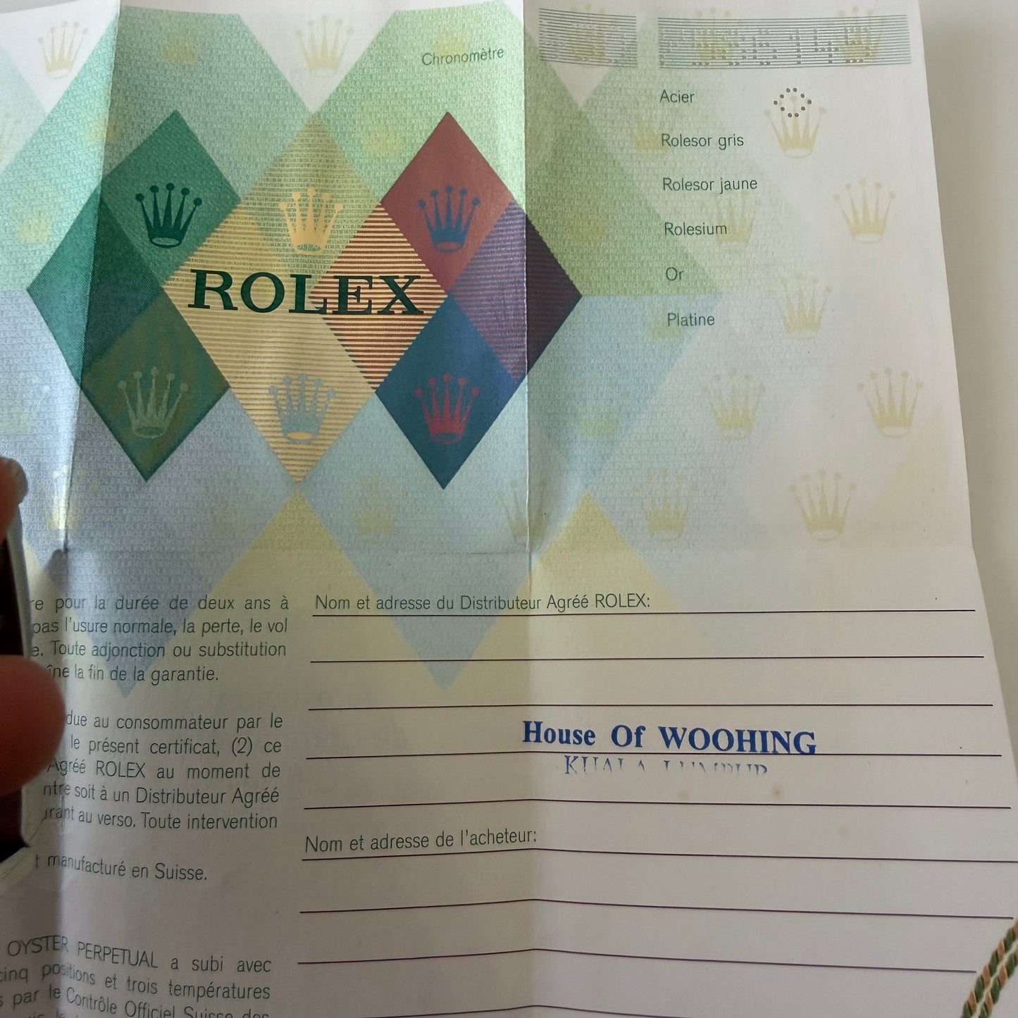 Rolex datejust 16220