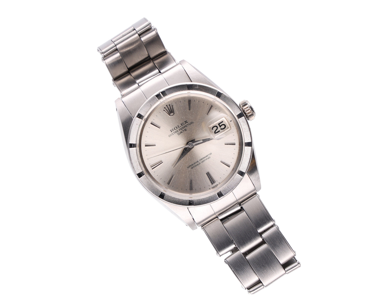 Rolex Date 1501 sfere a foglia rivetti