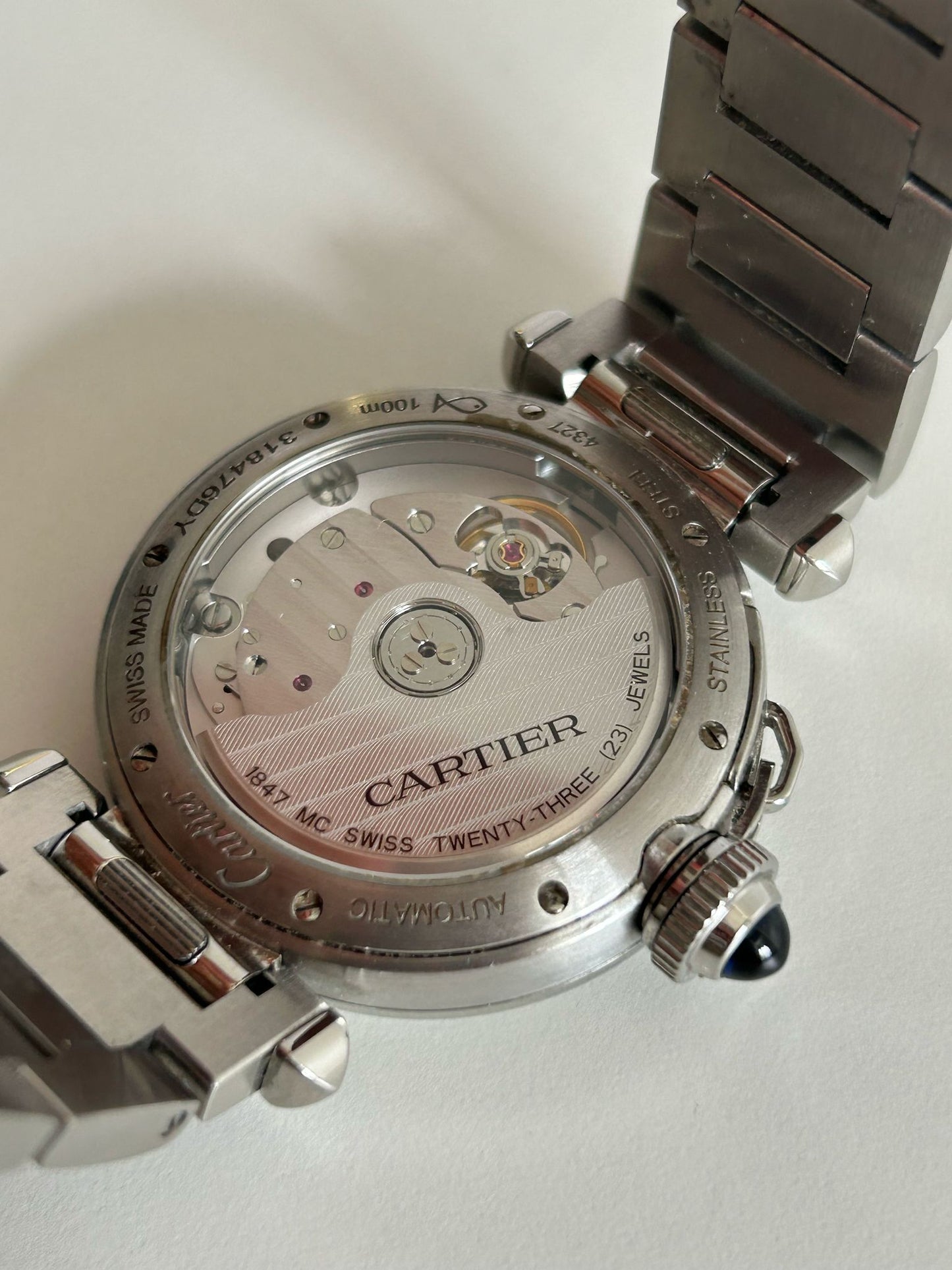 Cartier pasha 4327 full set double bracelet
