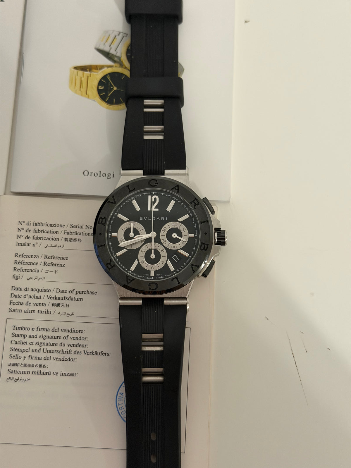 Bulgari Diagono Chronograph Ref. DG42SCCH