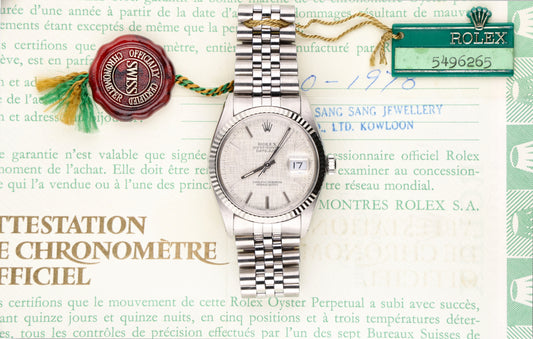 Rolex Datejust 16014 Linen Dial perfect condition