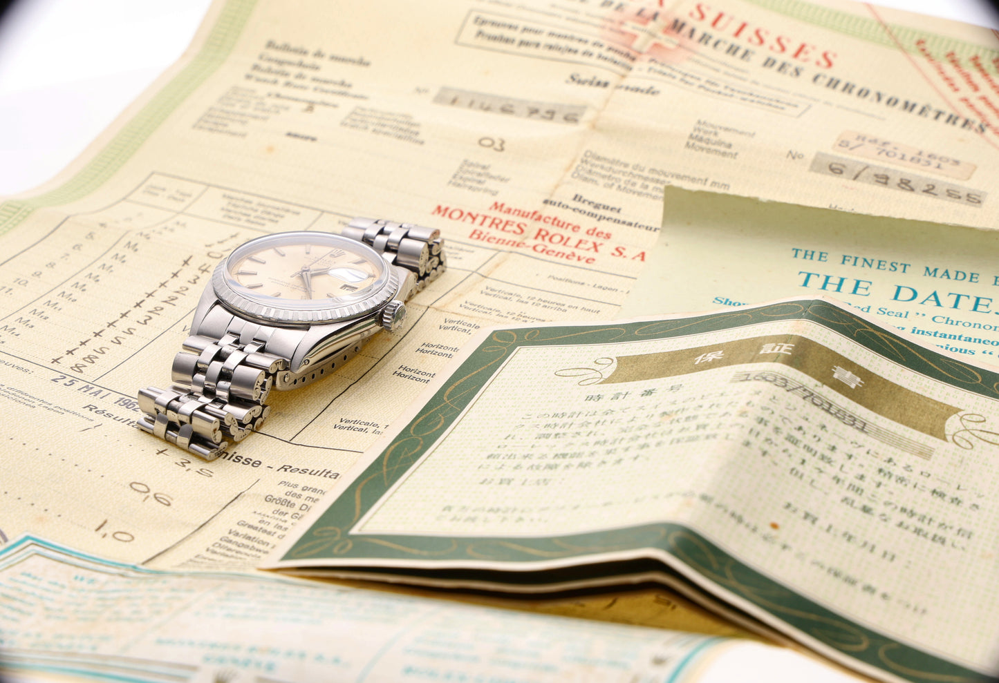 Rolex Datejust 1603 from 1964 full set