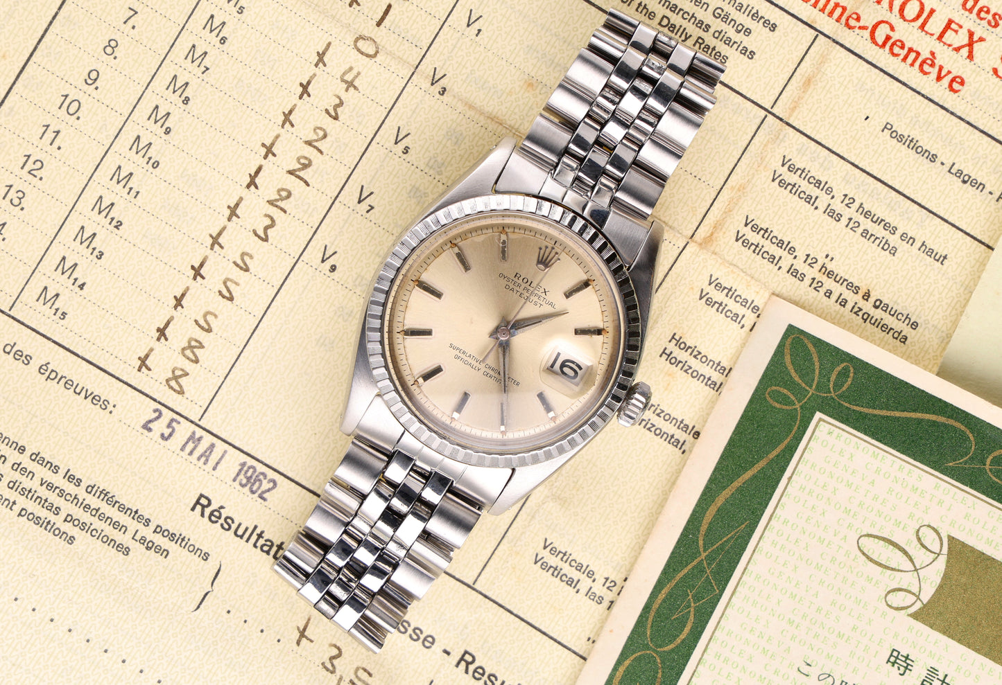Rolex Datejust 1603 from 1964 full set