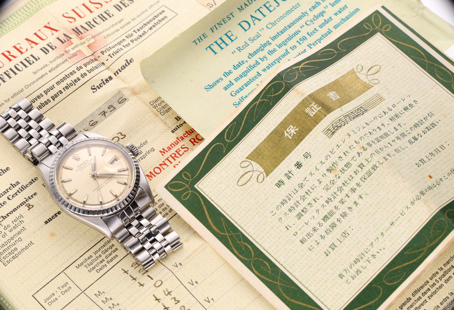 Rolex Datejust 1603 from 1964 full set