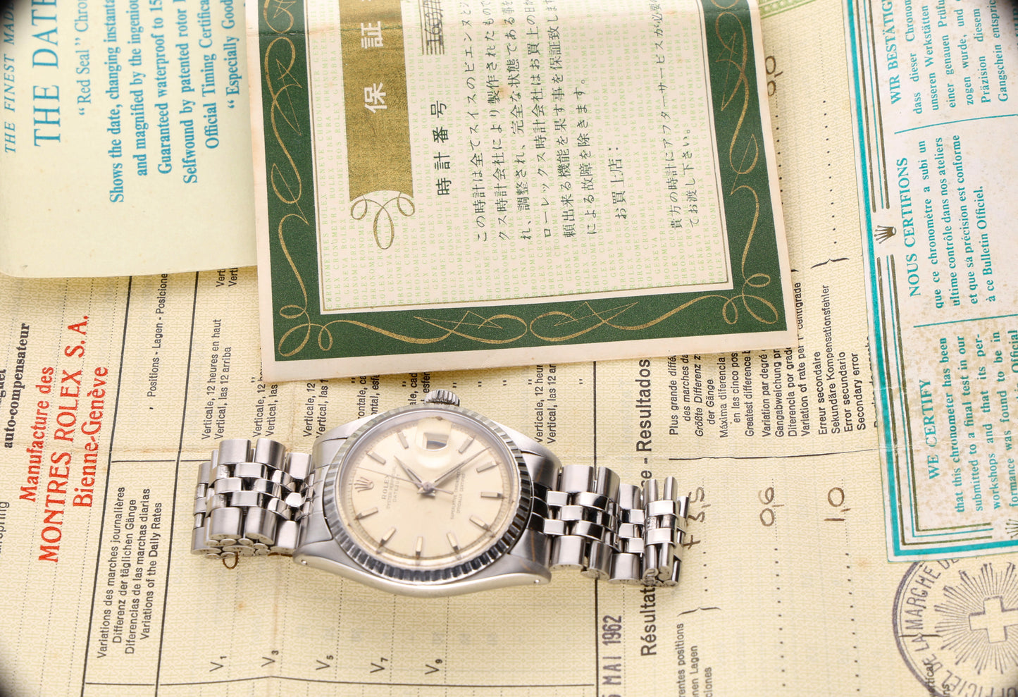 Rolex Datejust 1603 from 1964 full set