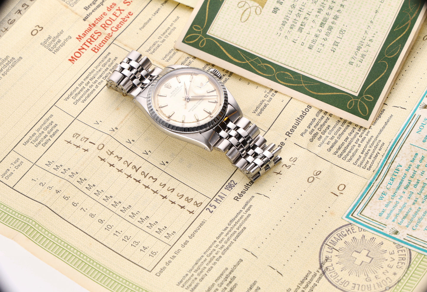 Rolex Datejust 1603 from 1964 full set