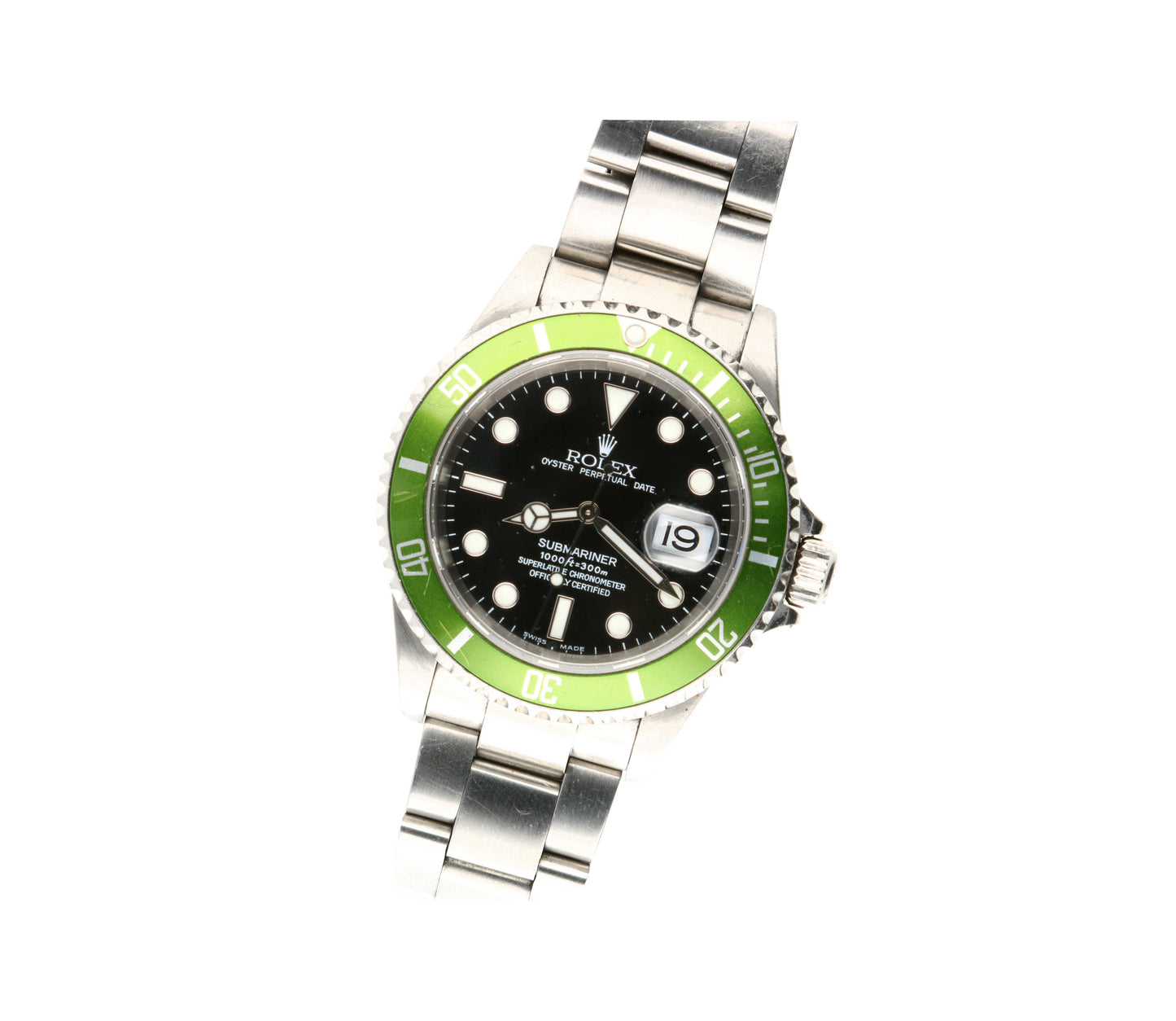 Rolex - Submariner Date 'Kermit' Flat Four - 16610LV
