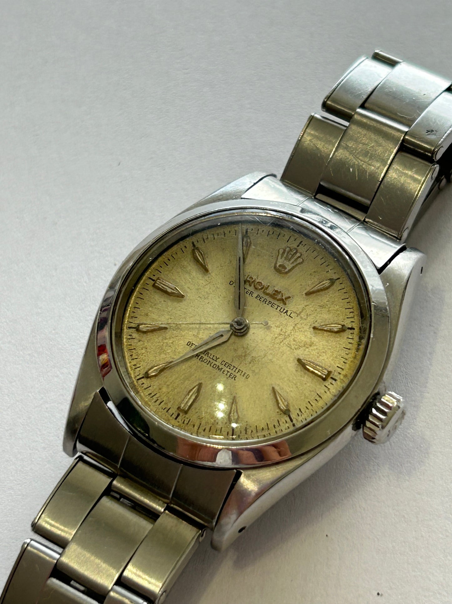 Rolex 6694 precision tropical dial