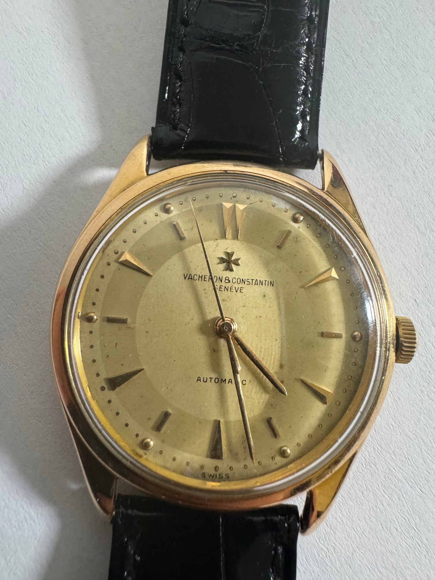 Vacheron constantin rare automatic 35mm rose gold