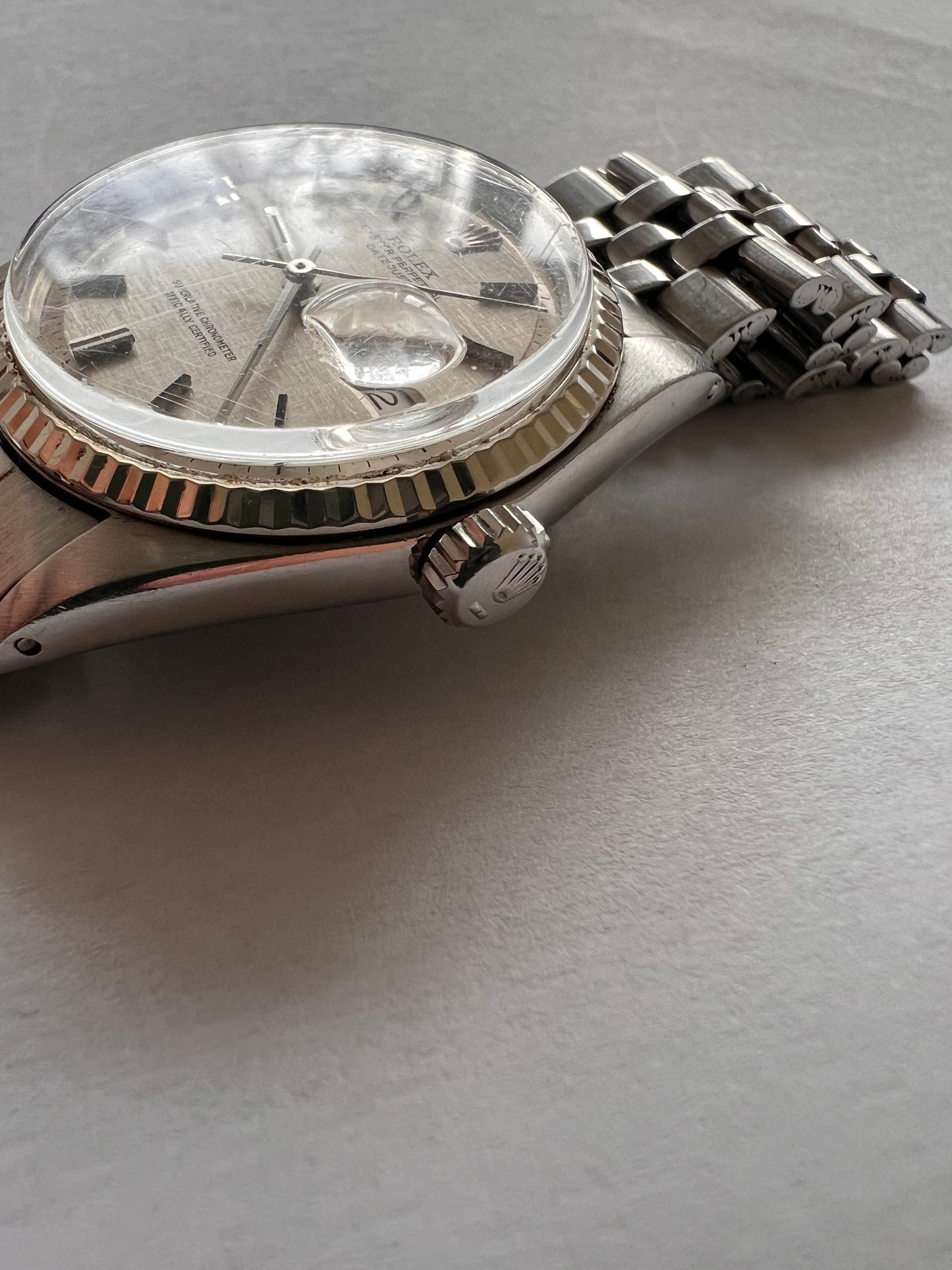 Rolex Datejust 1601 vintage 1970 linen dial