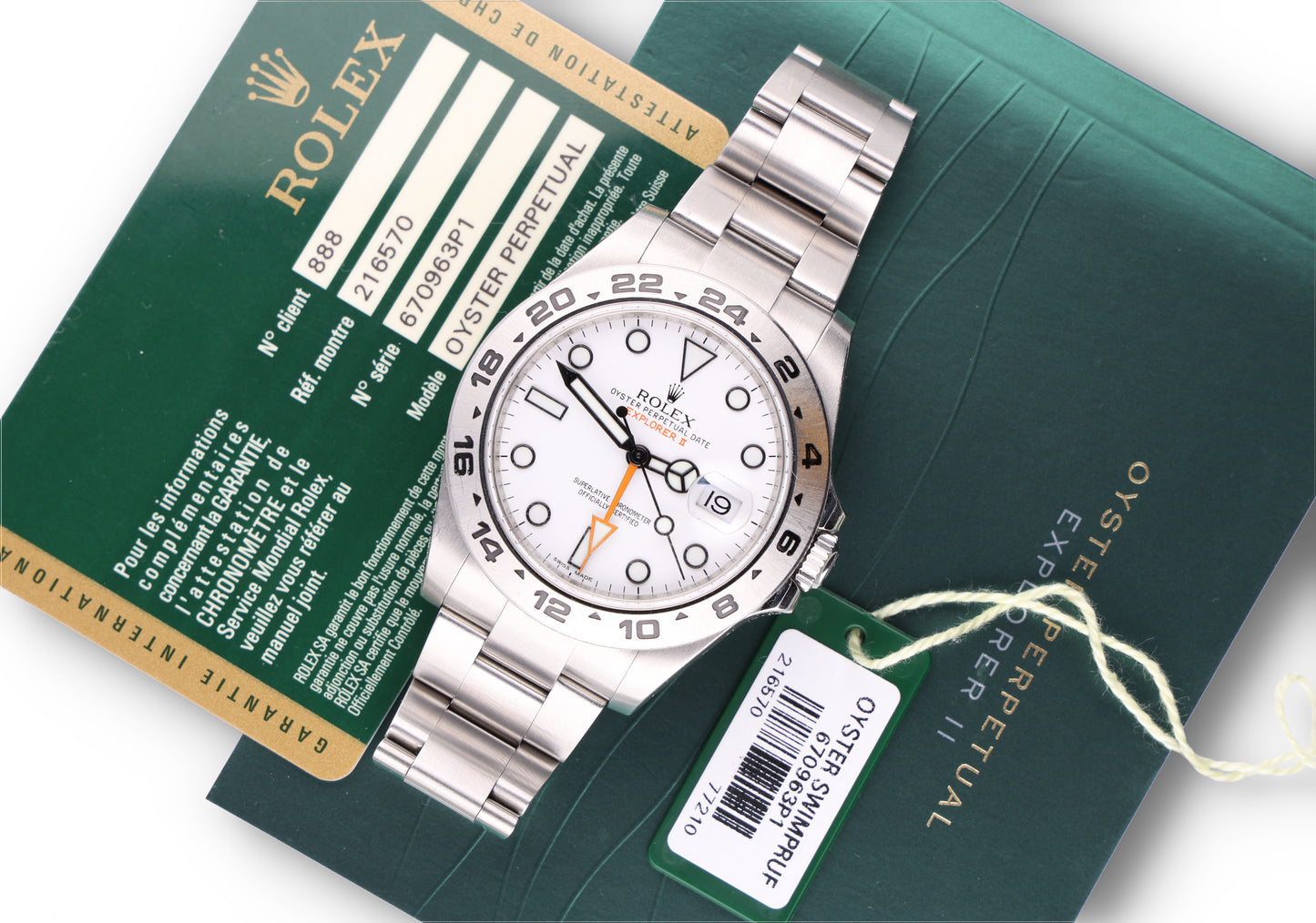 Rolex Explorer II Polar 216570
