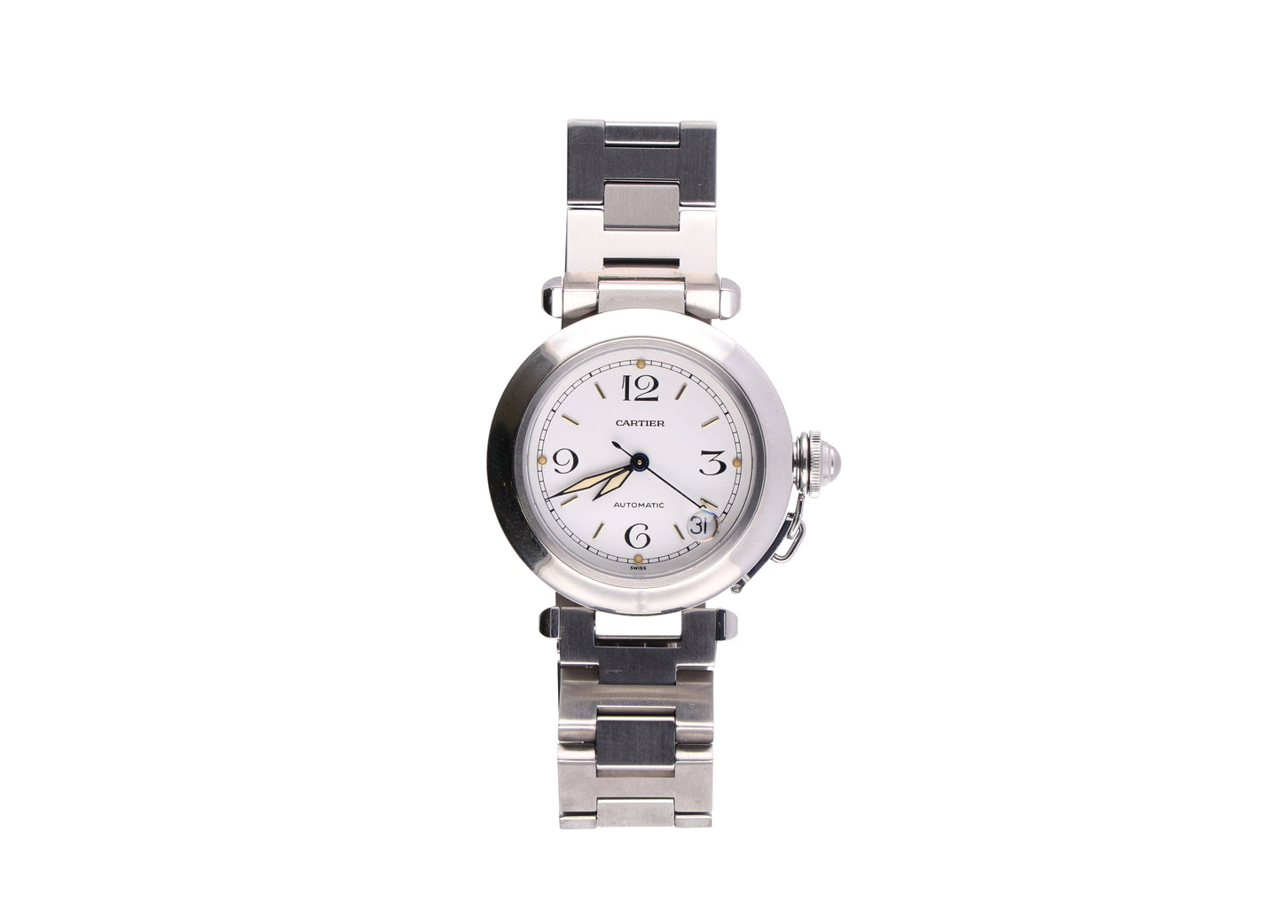 Cartier pasha c 35mm 2324 bianco