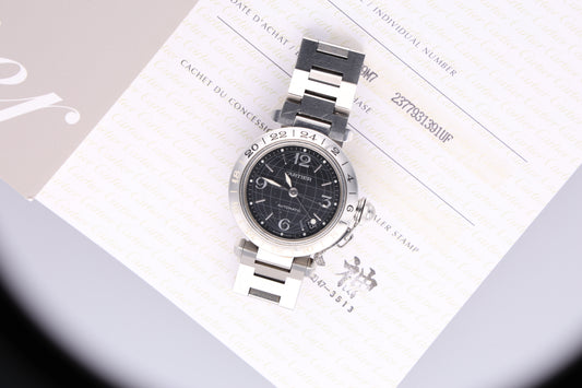 Cartier Pasha paper 2377 GMT
