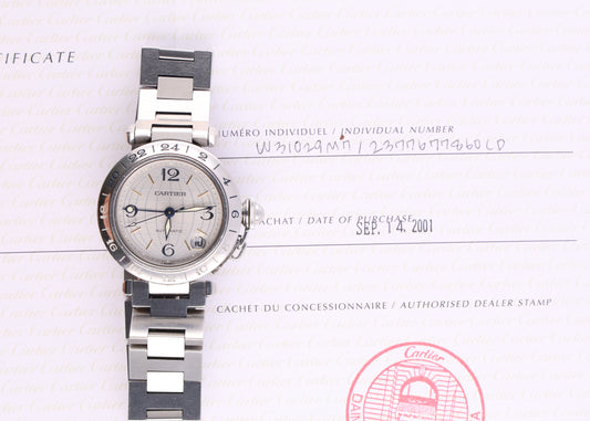 Cartier Pasha W31029M7 GMT