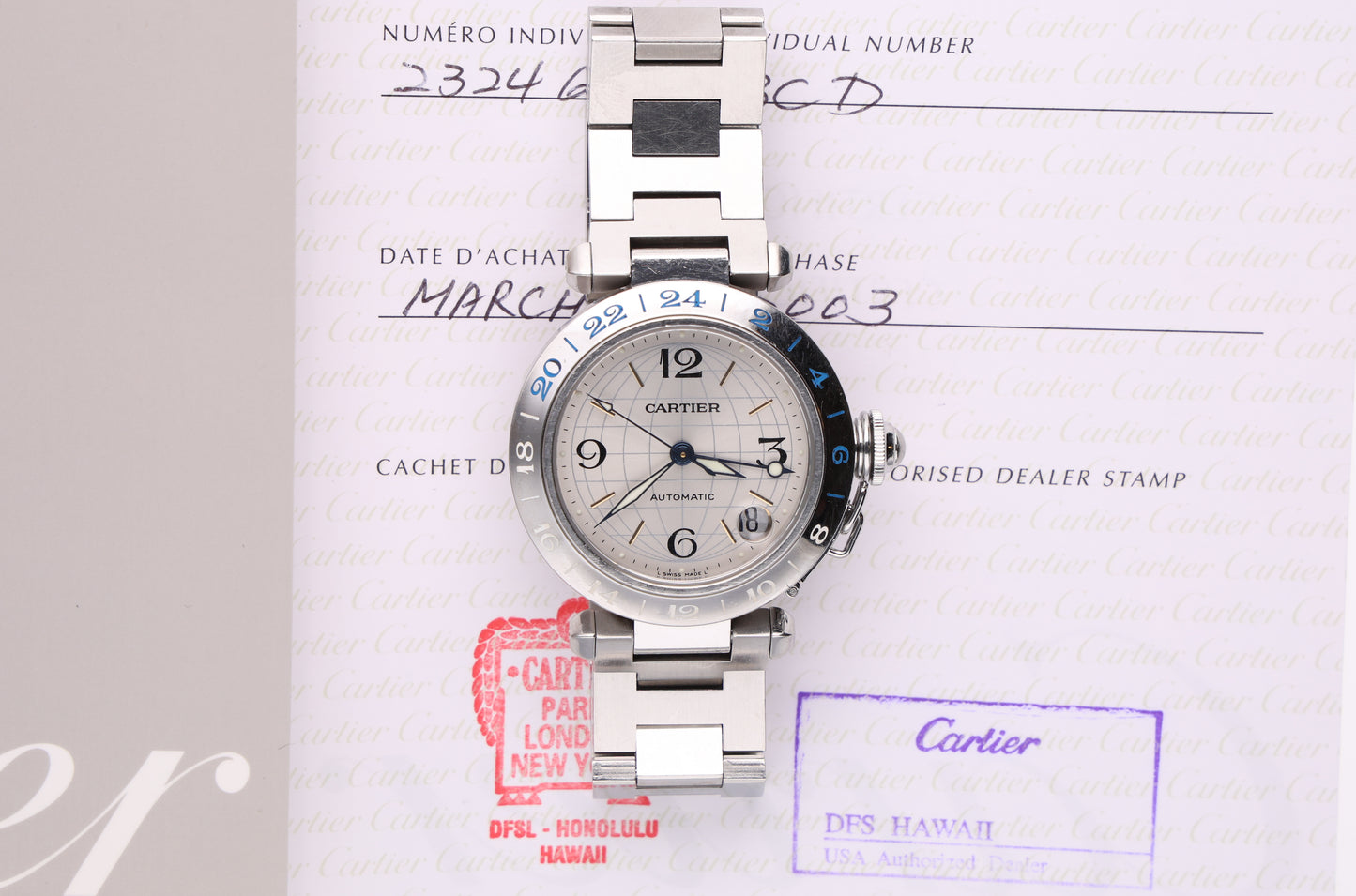Cartier Pasha 35 mm 2377
