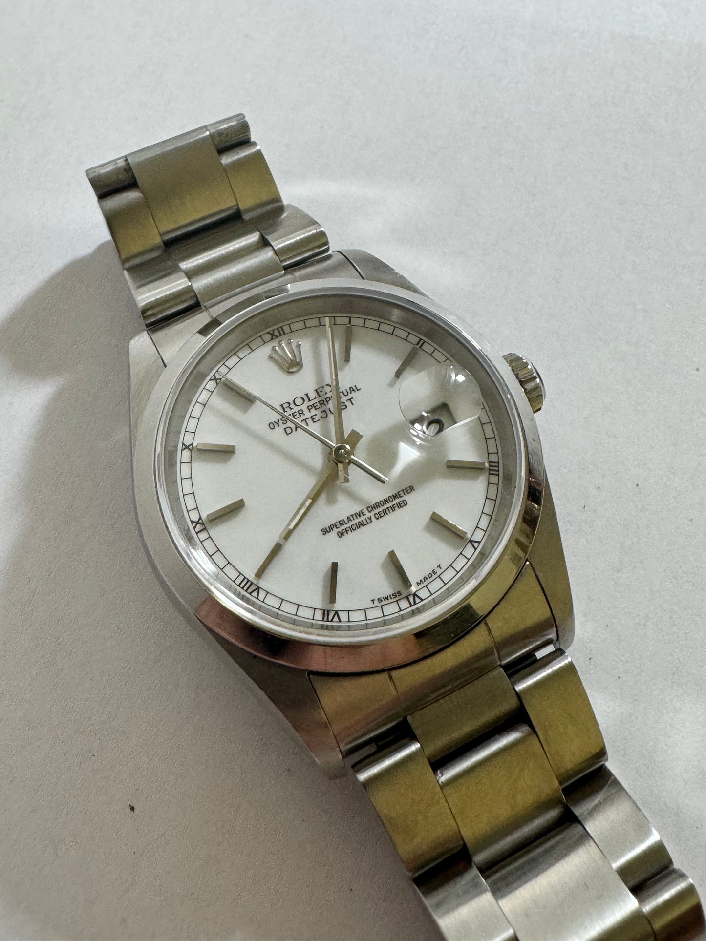 Rolex datejust 16200 ceramic dial